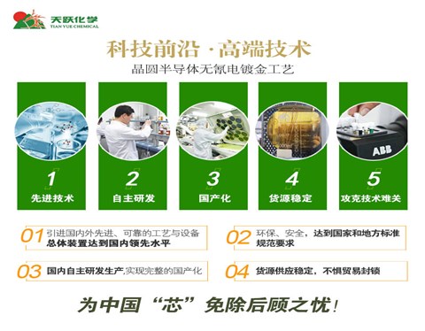 晶圆无氰电镀金液